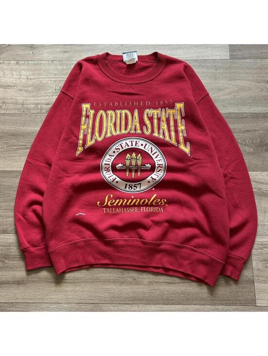 Other - Vintage 90’s  FSU Crewneck Sweatshirt size L Nutmeg